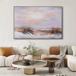 Hotel Office Decorative Painting Modern Hand Painted Pictures of Autumn Trees