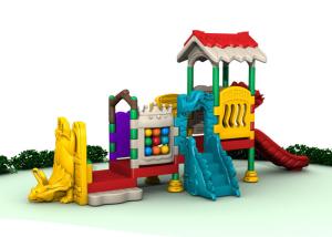 China Toddler Outdoor Playground Sets Outdoor Plastic Playset With Slide For Adventure factory