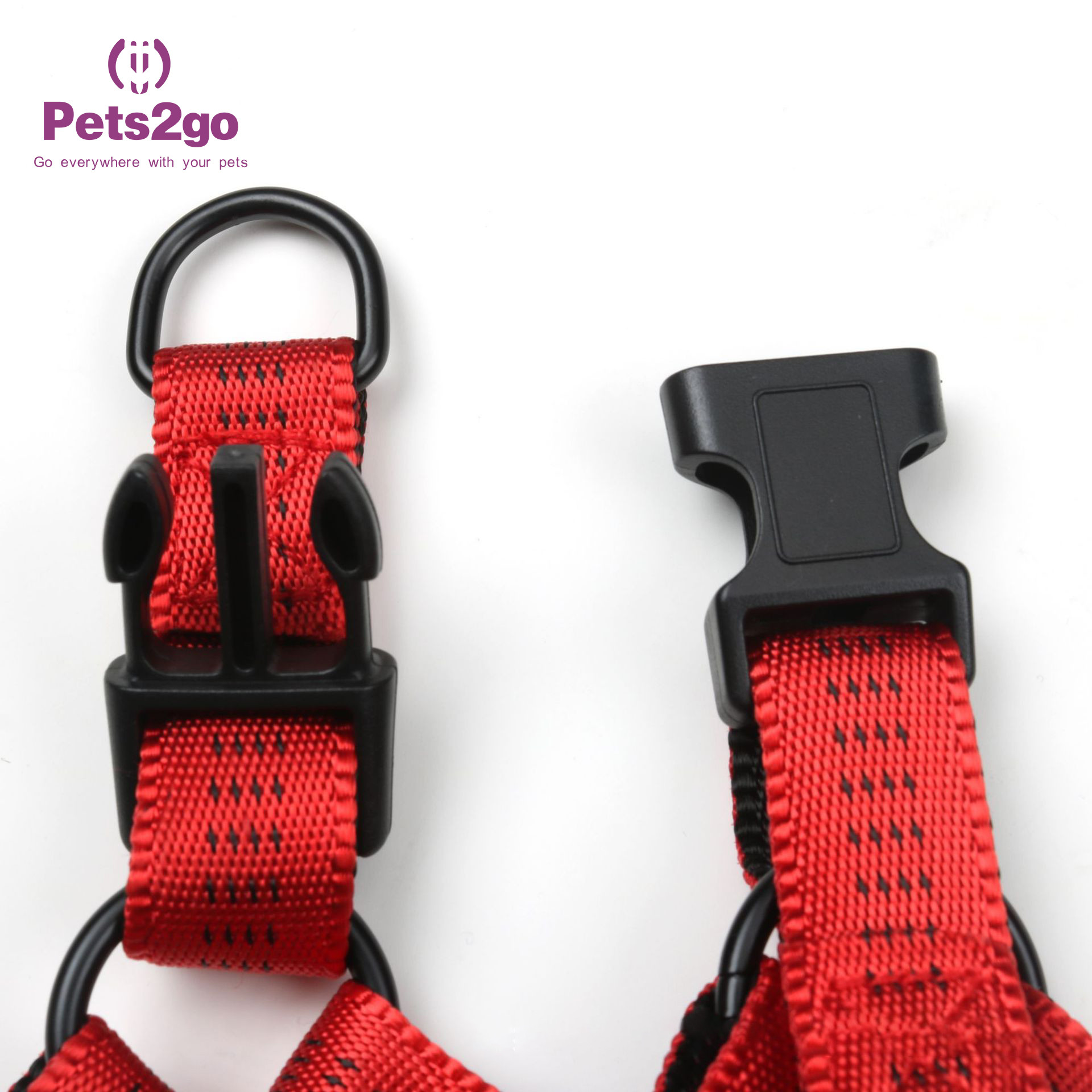 L Size Heavyduty Nylon Reflective Belt Rope Dog Leash
