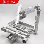 Silver Color Extruded Aluminum Track DY10 Industrial Lean Tube Connector