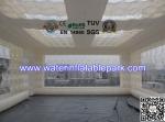 0.45mm PVC Promotional Inflatable Camping Tent Clear Window With Structure