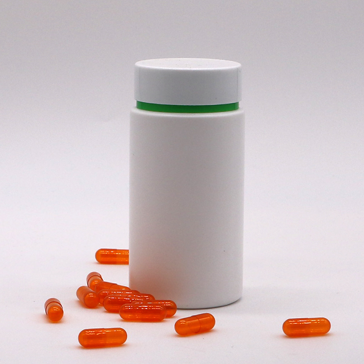 Customized Color PE Caps Two Layer Solid Supplement Container for 175ML Pill Bottle