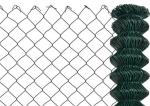 PVC Coated Diamond Chain Link Fencing Galvanized 2.0mm Diameter 60 X 60mm