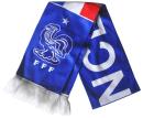 Custom Size Football Fan Scarf / Blue And White Striped Football Scarf