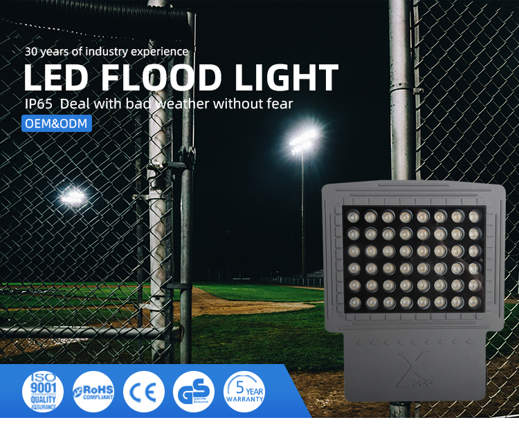 Outdoor LED Flood Light IP65 Protection Model for Community 38W 48W 60W 80W 100W 120W