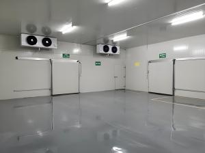 China Energy Saving Industrial Cold Room Automatic Defrost Cold Storage Machine Room factory