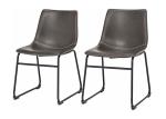 Nordic Luxury Restaurant Modern Pu Leather Dining Chairs