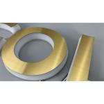 Metal Luminous Backlit Words 3d Signage Outdoor Letter Sign Led Channel Custom