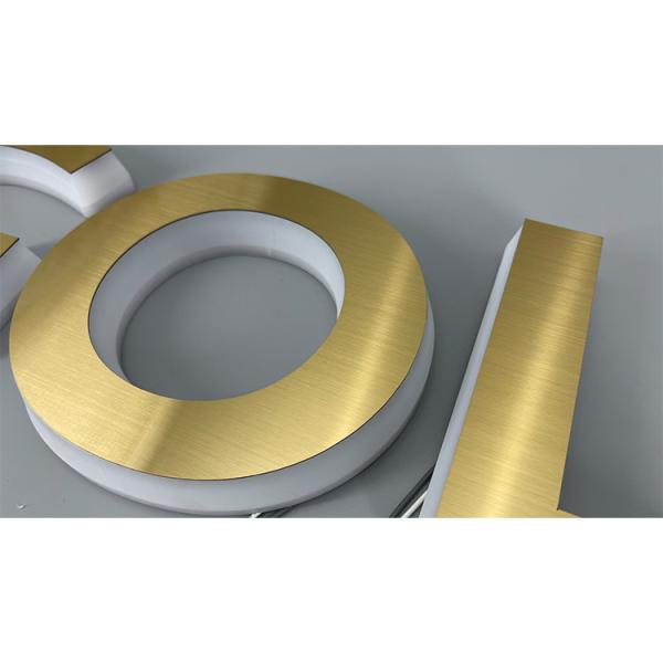 Metal Luminous Backlit Words 3d Signage Outdoor Letter Sign Led Channel Custom