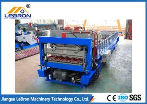 China High Efficiency Glazed Tile Roll Forming Machine Coated Chrome 16 Roller factory
