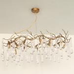 40W Luxury Crystal Ceiling Lights Hanging Mounted 110V - 240V
