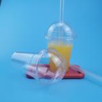 300ml Transparent Single Wall Disposable Bubble Tea Cups