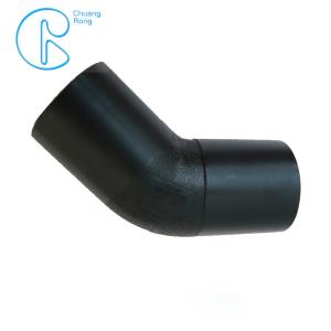 China Plastic Butt Fusion Hdpe 45 Degree Elbow DN 20 factory