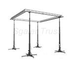 250kgs Event Lifting Tower Aluminum Box Truss , Indoor Lighting Truss System