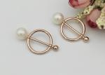 Round Shape Zinc Alloy Metal Shoe Buckles Corrosion Resistant Easy To Put On