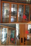 Glass Folding Door/Aluminium double glazed windows and doors comply with