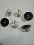 Silver Aluminum Knob 37mm Diameter With Number 0-10 Shaft Hole 6.4MM Knob