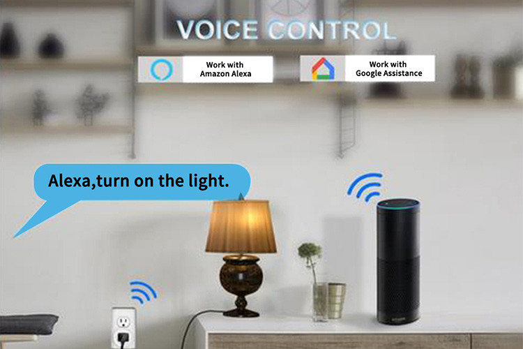 Mini Smart Plugs WIFI 2.4GHz Alexa Controlled Power Socket for residential