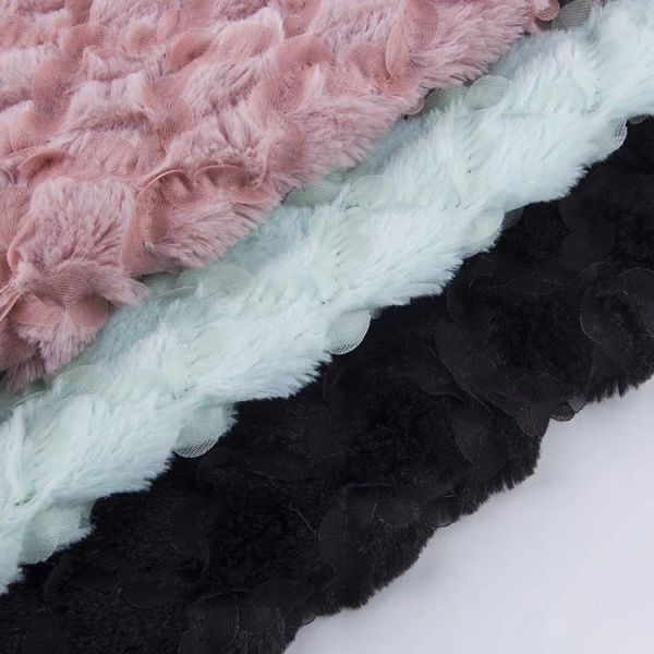 DDP USA No MOQ High Quality Soft 100% Polyester Custom Solid Color PV Velvet