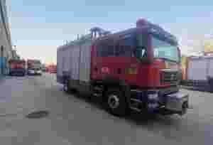 China AP60 Compressed Air Foam Fire Truck Fire Department Truck 18800KG 6 Person 60L/S factory