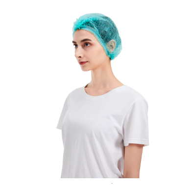 36×36.5cm Disposable Non Woven Cap , SGS Medical Bouffant Caps