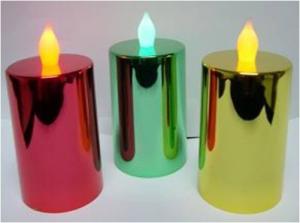 China Electroplating Led Candle factory