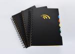 PP Plastic Hollow Out Spiral Bound Hardcover Journal Offset Paper Material With