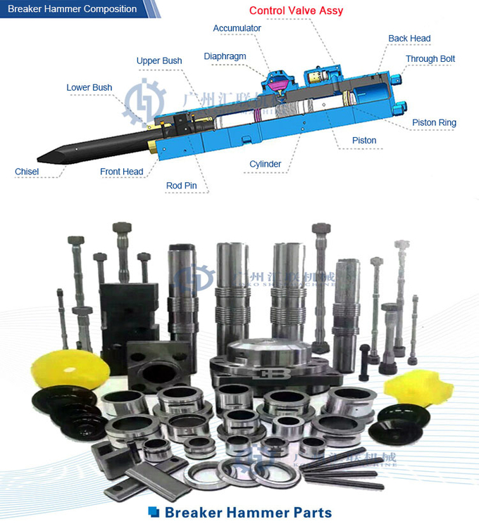 Furukawa f9 Hammer Spacer Upper Bush Inner Bush for Hydraulic Breaker Spare Parts