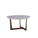 ODM Modern Living Room Center Table Artificial Marble Stainless Steel Coffee