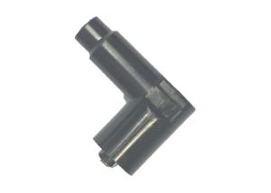 China Black 90 Degree Bended Spark Plug Lead Connector with Special Wing Spring factory