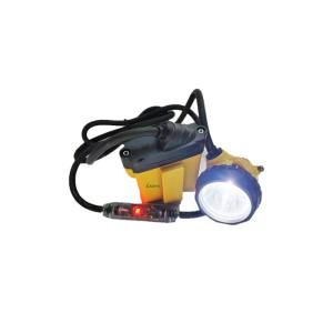 China 10.4Ah rechargeable li-ion battery miners helmet lamp IP68 waterproof 3W mining cap lamp with SOS light on sale