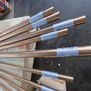 China Beryllium Copper Rod C17200 ASTM B196 TD04 Temper Dia 30mmx1000mm factory
