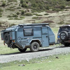 China Aluminum Overland Camper Adventure Njstar Explorer Hybrid Pop Top Camper factory