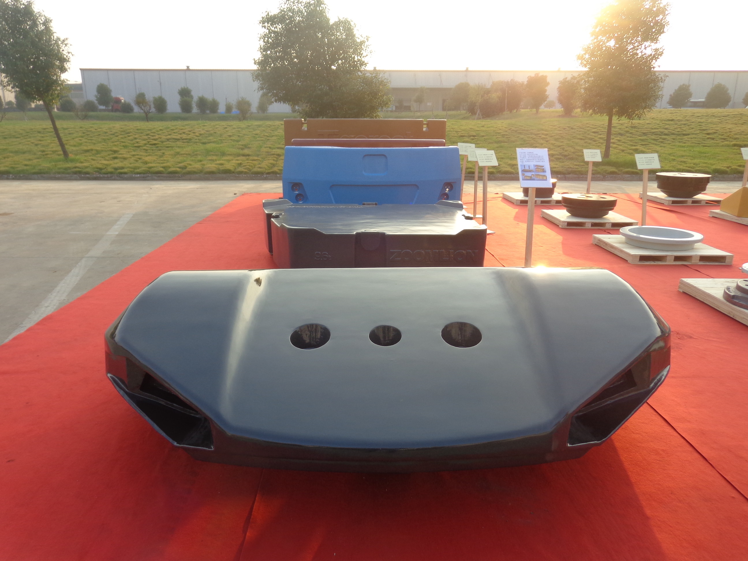 Vacuum Cast Iron Counter Weight For Engineering Machinery / Vehicle