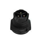 Industrial Ip67 Circular Waterproof Connector 250V P12 Self Locking