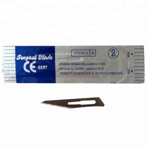 China Disposable Medical Surgical Carbon Stainless Steel Scalpel Blade factory