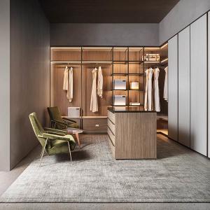 China Large Storage Design Wardrobe Cabinet For Bedroom Clothes Closet factory