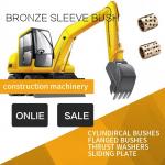 Construction Excavators Bronze Sleeve Bushing High-Power Performance Plug