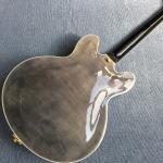 High quality ebony fingerboard, double jack, double F holes Jazz Electric Guitar