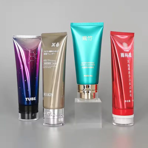 China Offset Printing Refillable Squeeze Tubes Custom Luxury Packaging Tubes 200ml factory