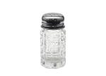 Unique Embossed Round Empty Glass Jars High White Glass 50ml Capacity For Pepper
