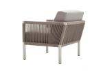 Garden Rope Furniture Polyester 320gsm Outdoor Corner Sofa