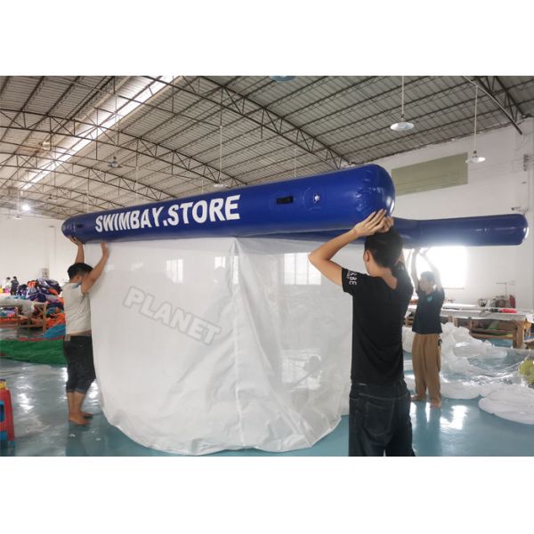 China Jellyfish Protection Floating Yacht Inflatable Sea Pool With Net factory
