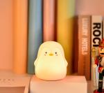 LED Flood Silicone Night Lamp Penguin shaped DC5V 1000mA