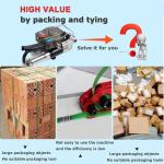 Semi Auto PET Belt Pneumatic Plastic Strapping Tool Box Wood Plastic Pallet