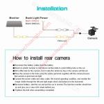 Ouchuangbo back up parking rear universal camera
