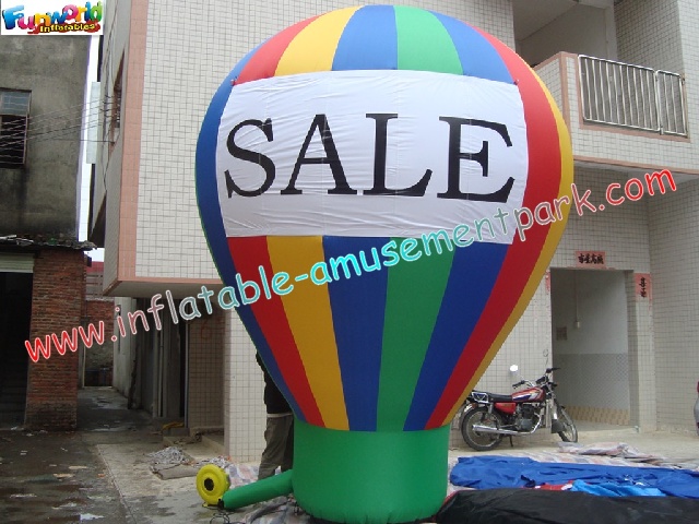 China ODM Advertising Inflatables Large Ground Balloons rip-stop nylon material factory