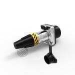 XLR Audio Power Waterproof Socket Connector 5 Pin Microphone IP65