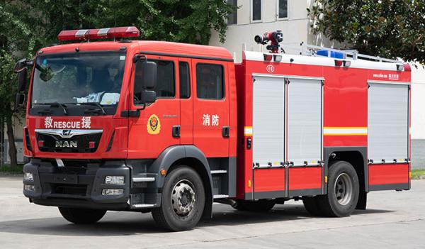 MAN 5T CAFS Fire Fighting Truck Fire Engine Specialized Vehicle Price China
