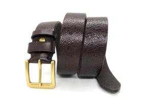 China 40mm Mens Casual Leather Belt With Alloy Pin Buckle factory